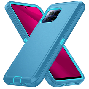 Per Revvl 7 Pro, custodia robusta antiurto in TPU e PC dal design semplice, con clip da cintura e supporto. - Product Image 4