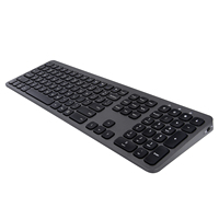 Clavier sans fil de marque personnalisée d'usine 2.4Ghz clavier d'ordinateur pleine grandeur pour PC portable bureau à domicile