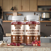 Bonbons Gélifiés aux Vitamines en Forme de Champignons OEM/ODM pour Adultes - Stimulant Cérébral, Soutien Immunitaire, Soulagement du Stress et Amélioration de la Concentration