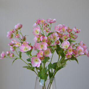 Injoy IJ048 Ramo de Rosas Artificiales de Seda de 15 Cabezas - Decoración Moderna Hecha a Mano para el Hogar y Bodas - Product Image 1