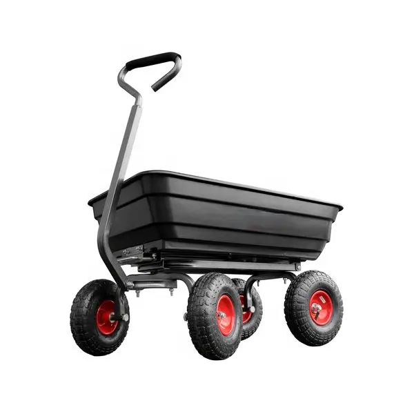 67 L Poly Tray Tool Cart  dump garden cart poly cart