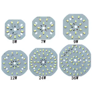 Customized einzel-seite runde aluminium pcb 12v led licht platine Electronic led pcb printed circuit board