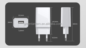 Bộ Sạc Chuẩn Châu Âu 5V1A Bộ Chuyển Đổi Nguồn Sạc USB Thông Minh Chất Lượng Cao Bộ Chuyển Đổi Nguồn Điện Du Lịch Có Đèn LED Cắm Tường - Product Image 3
