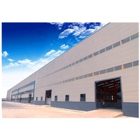 Estructura de acero prefabricada personalizada, almacén de taller de fábrica, construcción de acero
