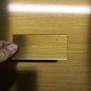 Láminas Decorativas de Acero Inoxidable 201 304 316 con Recubrimiento de Color Dorado, Láminas de Acero Inoxidable Laminadas en Frío 2B con Acabado Mate y Espejo Dorado - Product Image 3