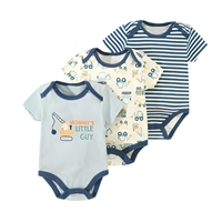 Groothandel Hoge Kwaliteit Katoenen Baby Meisjes Kleding 0-3 Maanden OEM Merkloze Nieuwe Rompers ODM Aanbod Gebreide Kinderkleding