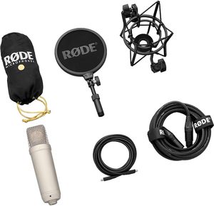 Micrófono de Condensador Rode NT1 de 5.ª Generación (Plateado) con Soporte de Micrófono de Escritorio Rode DS1, Hecho en China, Sin Cable de Datos - Product Image 4