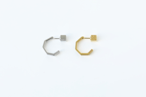 Boucles d'oreilles en or jaune 14K avec diamants, bijoux fins, vente en gros, fabricant sur mesure, usine de bijoux OEM ODM - Product Image 3