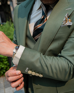 <span class=keywords><strong>Costume</strong></span> Homme Trois Pièces Manteau Pantalon Officiel Hommes Slim Fits Costumes <span class=keywords><strong>Vert</strong></span> <span class=keywords><strong>Foncé</strong></span> Turc Hommes <span class=keywords><strong>Costume</strong></span> De Mariage Pour Hommes - Product Image 6