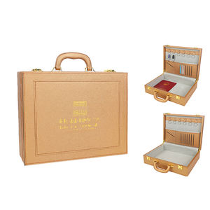 Scatola portautensili industriale in pelle sintetica personalizzata con inserto in schiuma - Product Image 1