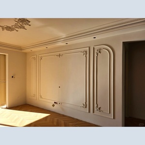 JMZ18 Rosette d'angle en PU gaufré, ligne dorée, imperméable et anti-salissure, pour cuisine, salle de bain, salon - Product Image 6