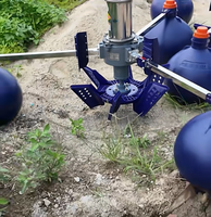 Aerator Tambak Ikan Udang Budidaya Baja Anti Karat Produktivitas Tinggi YL-1.5 Impeller Peningkat Oksigen Berpendingin Air