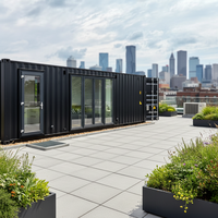 Maisons modulaires d'occasion de 40 pieds High Cube, design Ferme respirante, prêtes à l'emploi, en bon état, fabriquées en Chine, utilisables comme bureau