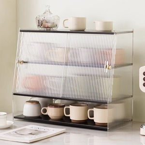 Porte-gobelet <span class=keywords><strong>en</strong></span> <span class=keywords><strong>bambou</strong></span>, support de rangement pour tasse à café, étagère <span class=keywords><strong>d</strong></span>'organisation moderne et simple de luxe léger haut de gamme - Product Image 1