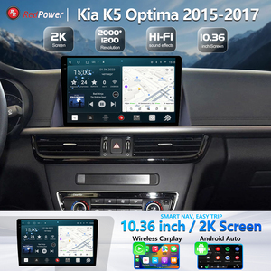Autoradio rouge HI-FI pour Kia <span class=keywords><strong>K5</strong></span> Optima 2015-2017 Lecteur DVD 10.36 pouces Écran Android - Product Image 2