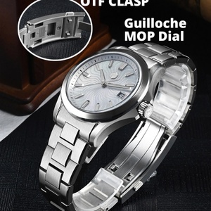 นาฬิกา San Martin Official SN0150 Guilloche MOP Dial Gada รุ่น Miyota 9015 นาฬิกาข้อมือผู้ชายระบบออโตเมติกสุดหรู กันน้ำ 10 ATM - Product Image 3