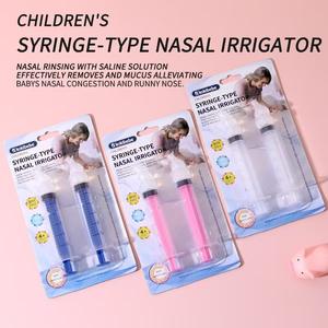 Ensemble 2 nettoyeur de <span class=keywords><strong>nez</strong></span> professionnel pour enfants dispositif de rinçage <span class=keywords><strong>seringue</strong></span> d'aspirateur nasal réutilisable pour bébé pour le <span class=keywords><strong>lavage</strong></span> du <span class=keywords><strong>nez</strong></span> produit d'épreuvage pour bébé - Product Image 6