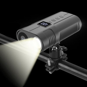 Caméra de phare de vélo avec enregistreur vidéo 1080P, batterie externe et éclairage - Product Image 1