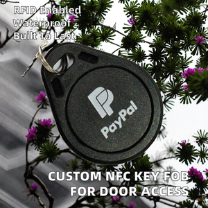 Llavero NFC Personalizado de 13.56MHz T5577 EM4305 RFID con Resina Epoxi Impermeable para Control de Acceso a Puertas - Product Image 2