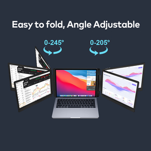 Laptop <b>Screen</b> Extender 14 Inch 1920x1200 IPS 60Hz Triple Portable Monitor HDMI USB C Dual <b>Screen</b> <b>for</b> Business Trading Gaming - Product Image 4