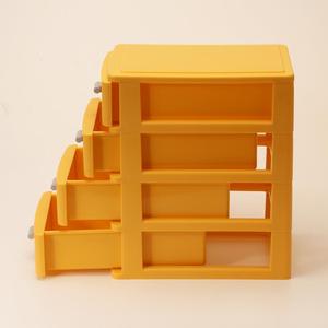 Table Portable 4 Layers Office <b>Plastic</b> Storage <b>Drawer</b> Cabinet - Product Image 6
