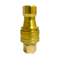 KZD 1/8 1/4 pt filetage npt ISO7241-B coupleur rapide hydraulique en laiton pour tuyau d'air