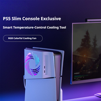 Ventilateur de refroidissement RGB OEM/ODM pour console /PRO/Slim, boîtier en ABS, contrôle de la température, éditions disque/numérique