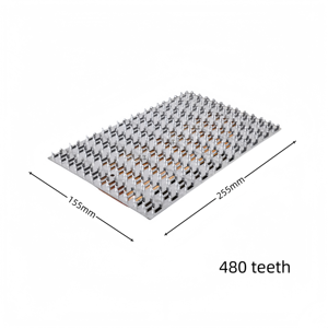 Truelle de finition pour béton <span class=keywords><strong>Goldblatt</strong></span> Pro Industrial 480 dents, acier galvanisé à chaud, poignée ergonomique souple, anti-retournement, pour le bricolage - Product Image 4
