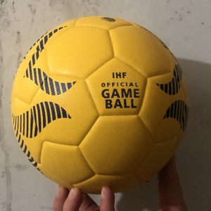 Ballon de handball de haute qualité avec logo personnalisé, en PU, cousu à la machine, tailles 0/1/2/3, ballon de handball en caoutchouc durable - Product Image 3
