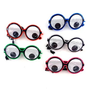 Cadre lumineux LED fluorescent pour fête, lunettes <span class=keywords><strong>de</strong></span> dessin animé amusantes et mobiles en forme d'œil, néon, musique, rave, décoration <span class=keywords><strong>de</strong></span> Noël, accessoires amusants pour Pâques - Product Image 2