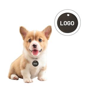 Wholesale Metal <b>Blank</b> <b>Pet</b> Black Color Stainless Steel Dog Name Id Tag for Gifts - Product Image 3