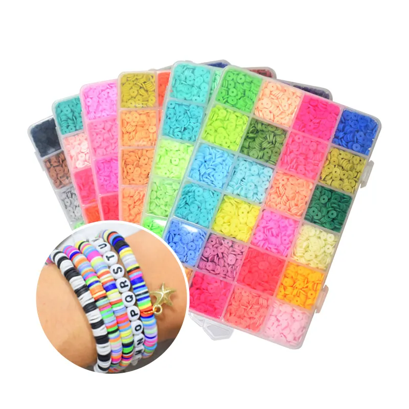 Bracelet Making Kit 28 Colors Set Clay Beads For 176 Color Selection Diy Crafts Gift Set For Kids Teens