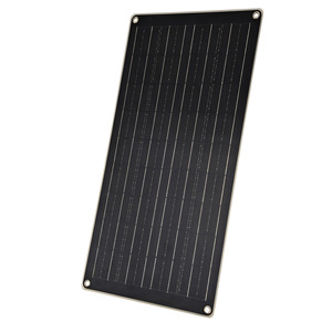 Panel solar flexible de 40W 18V con doble salida USB ETFE negro para cargar teléfonos, coches y barcos - Product Image 1