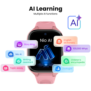 LAGENIO OEM Smartwatch Quadrato per Bambini con Display AMOLED da <span class=keywords><strong>1</strong></span>,78", Posizionamento GPS SOS, Impermeabile IP68, Assistente Vocale AI, Fotocamera 5MP, 4G - Product Image 4