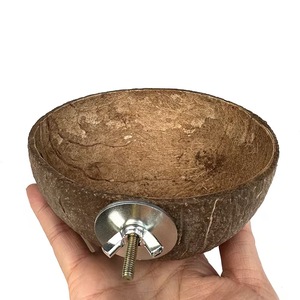 Maisonnette populaire et sûre en noix <span class=keywords><strong>de</strong></span> coco naturelle pour hamsters, installation facile, cachette, nid douillet, lit <span class=keywords><strong>de</strong></span> repos pour petits animaux, hamsters, écureuils - Product Image 2