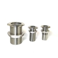 Accessoires de bateau en acier inoxydable sur mesure, sortie traversante avec raccord de tuyau, acier inoxydable 316 de qualité marine, finition polie miroir