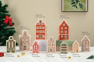 2025 <strong>Christmas</strong> New Design Ceramic Paint <strong>House</strong> <strong>Custom</strong> Size <strong>Village</strong> <strong>House</strong> Hot Sale - Product Image 2