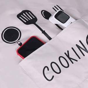 Delantal de Cocina Unisex, 1 Pieza, Duradero, Moderno, Ecológico, Transpirable, Tejido, Sin Mangas, Ajustable, de PVC, Color Sólido - Product Image 4