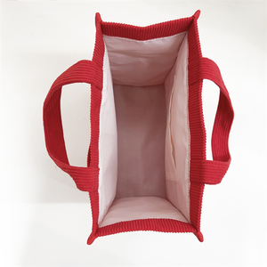 Bolso Tote Informal Estilo Japonés Golife para Mujer, Impermeable, Material de Pana, Cierre de Cremallera, Color Sólido de Poliéster, para Estudiantes y Trabajo - Product Image 6