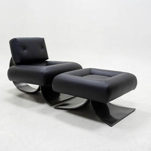 Fauteuil de salon Mermaid Alta, fauteuil de détente de luxe, fauteuil inclinable individuel, fauteuil paresseux, mobilier pour appartement, salon, maison - Product Image 3