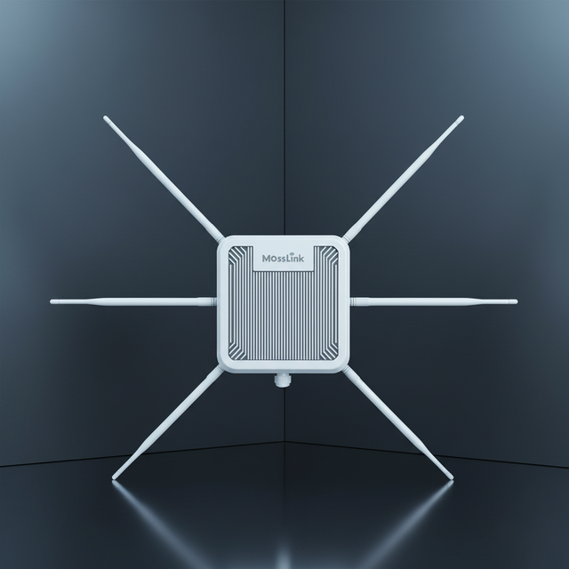 Long Range Wi-Fi Booster Outdoor Mesh Router AX1800 Dual Band 2.4GHz 1000+sqm Coverage POE Wireless Repeater