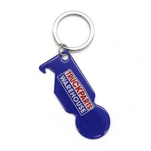 พวงกุญแจเหรียญรถเข็นช็อปปิ้ง สแตนเลส สำหรับตลาดยุโรป - Product Image 4