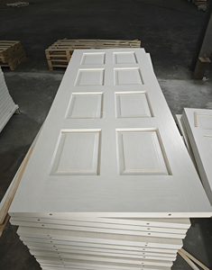 Puerta Interior <span class=keywords><strong>de</strong></span> Madera Sólida Pretratada con 4 Paneles, Estilo Shaker, Venta Directa <span class=keywords><strong>de</strong></span> Fábrica - Product Image 4
