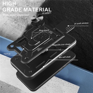 <span class=keywords><strong>Funda</strong></span> para Teléfono con Anillo de Diseño Animal para 17 Pro Max, con Cubierta Protectora Antigolpes para 7 Shunjia Push Window - Product Image 3