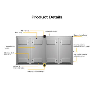 TOPvision 70 인치 울트라 와이드 고휘도 방수 P10 고정 일기 예보 <span class=keywords><strong>Led</strong></span> 화면 야외 디스플레이 - Product Image 5