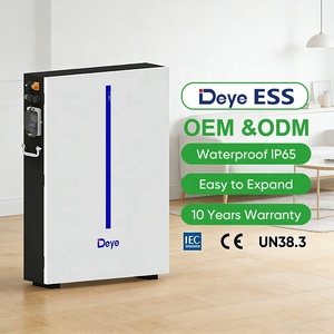 Batterie lithium LiFePO4 Deye 6,14 kWh 51,2 V à montage mural, cycle profond, max. 32 unités en parallèle pour système solaire domestique - Product Image 6