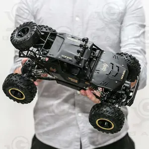 Coche de escalada 4WD Control remoto Crawler 2,4G Radio Control remoto camiones TRX4 aleación grande eléctrico AA supercargador Rc cargador de coche