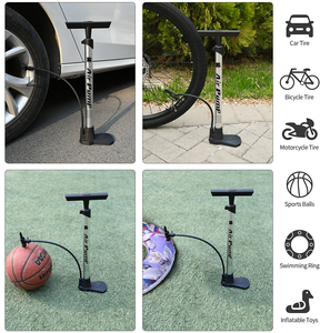 Baimei Thực Tế Xách Tay Mini Bơm Tay Trọng Lượng Nhẹ Xe Đạp Xe Đạp Lốp Inflator Với Áp Lực Cao Tính Năng - Product Image 5