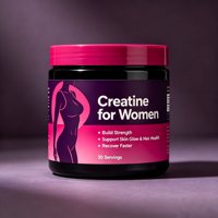 Complément de créatine pour femmes de qualité supérieure OEM personnalisé, renforce les muscles, nourrit la peau et les cheveux, accélère la récupération après l'entraînement