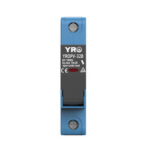 ฟิวส์ Yro Yropv-32b DC 1000V สำหรับติดตั้งบนราง DIN ระบบไฟฟ้าโซลาร์เซลล์ - Product Image 1
